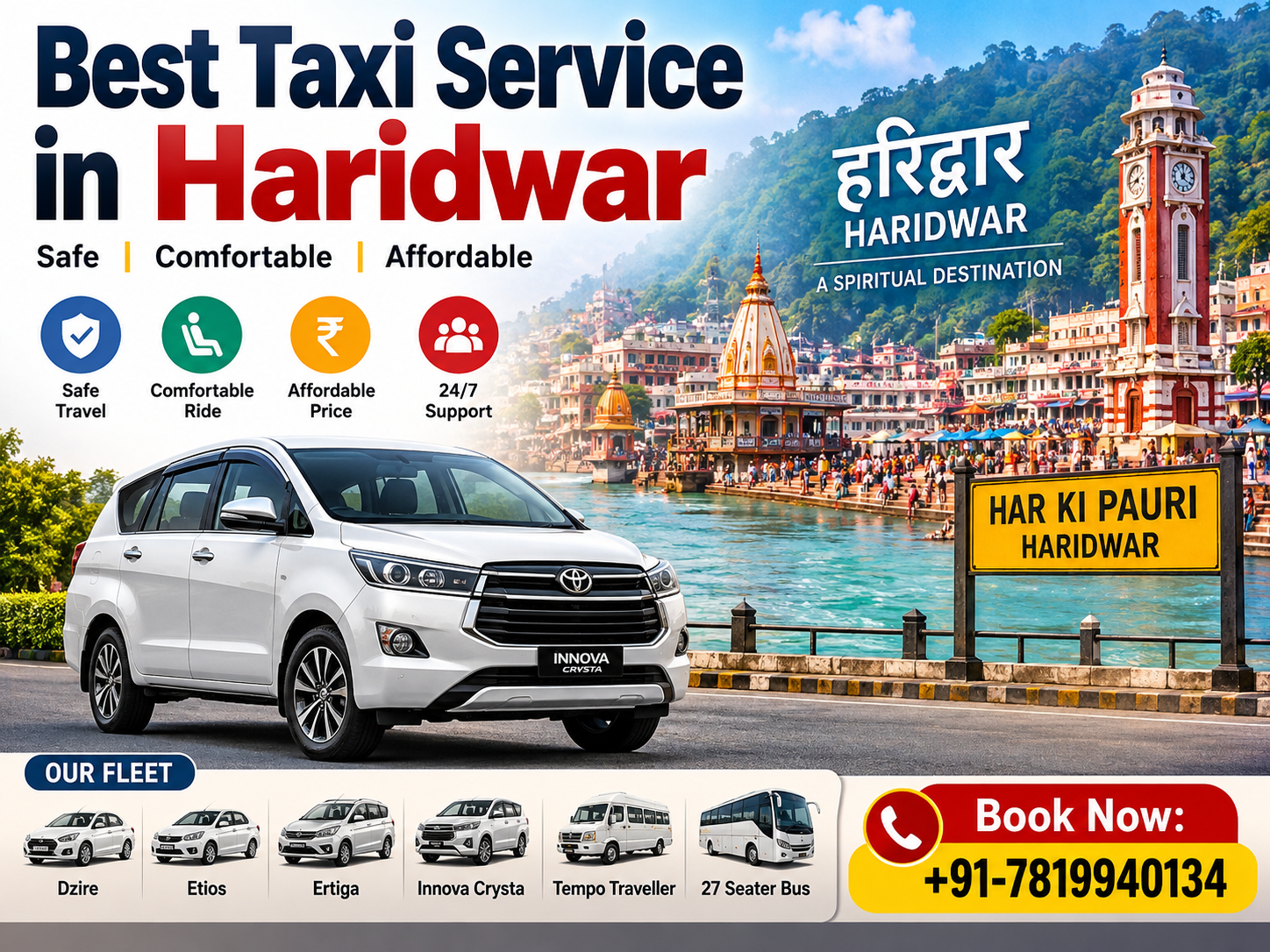Best Taxi Service in Haridwar